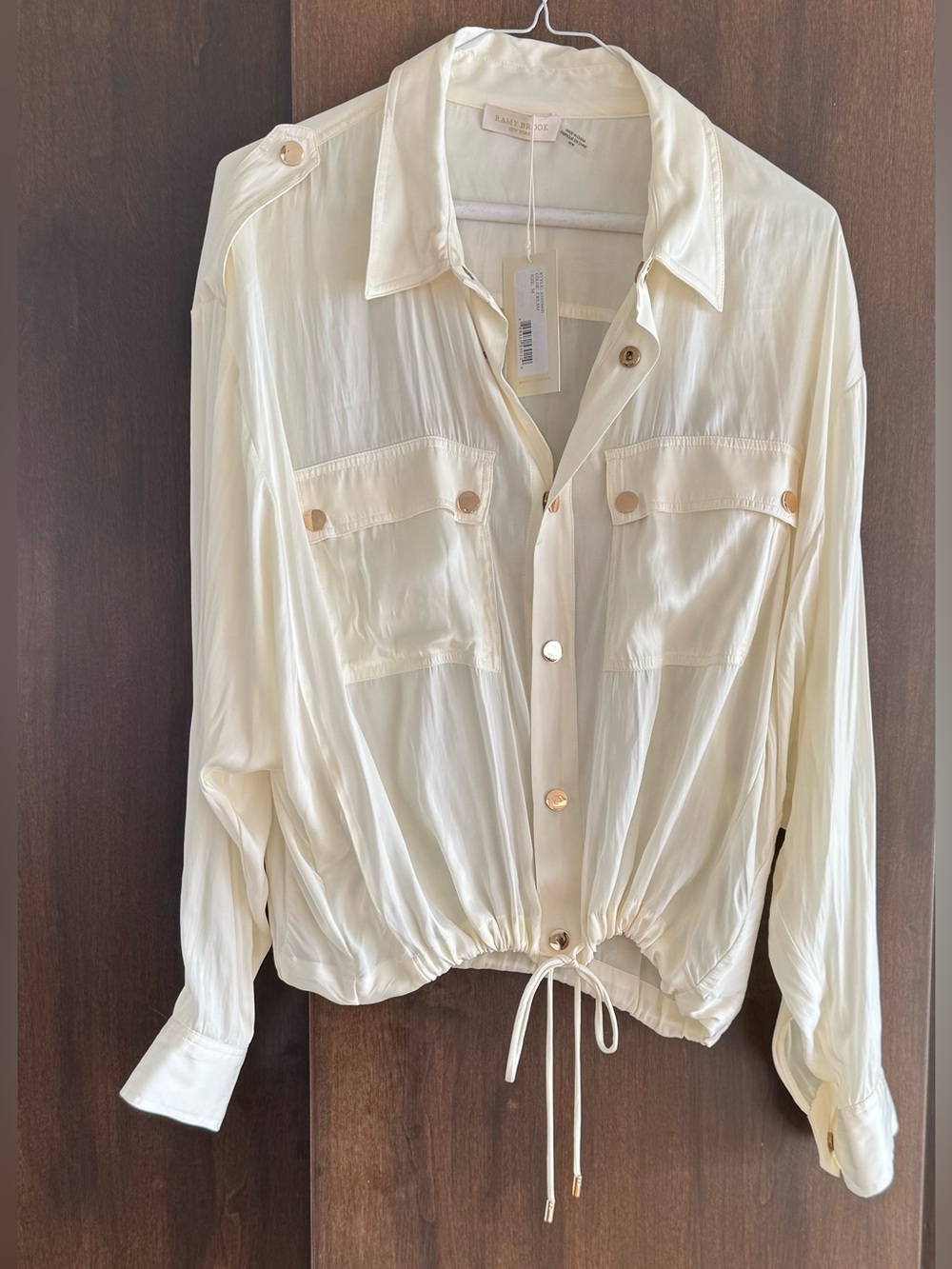 RAMY BROOK SILK BLOUSON